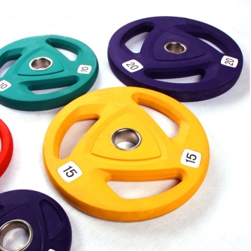 Durable Rubber Weightlifing Barbells Plates