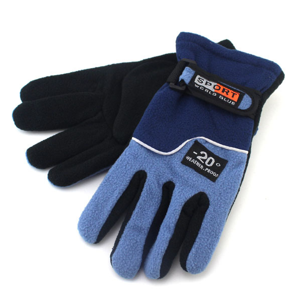 Double Layer Polar Fleece Gloves