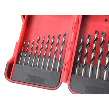 15pcs brad drill bits set