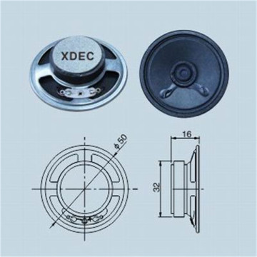 50 mm Fullrange 2 Zoll 8 Ohm 0,5 Watt Mikrolautsprechereinheit