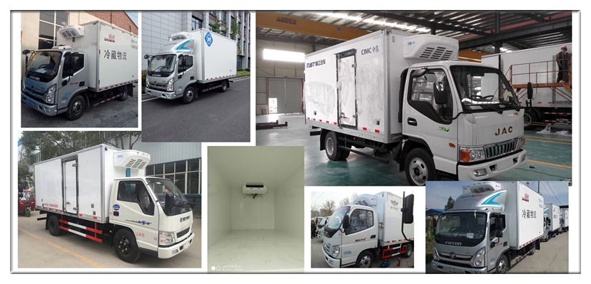 Refrigeration unit for truck freezer