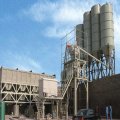 Export to Guinea HZS90 stationary concrete batching plant