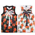 Coconut tree print sleeveless vest