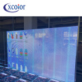 Transparent glass window P3.91 Led Displays