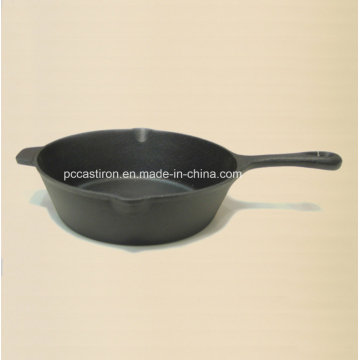 China Hierro fundido Camping Cookware Fábrica de proveedores de diámetro 27 cm