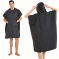 Wechseln Sie Robe Surf mit Kapuze -Strandponcho -Handtuch