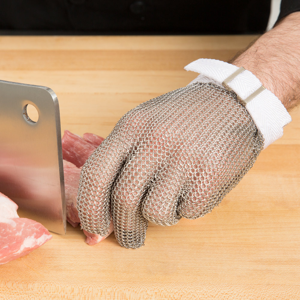 meat processing mesh glove