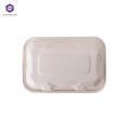 Almuerzo desechable degradable Bento Cardboard Cardboard Lunch Box Plato de papel Microondas Plato de papel Restaurante Suministros Suministros Tamaño personalizado