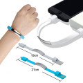 2019 Newest Fashion colorful Bracelet Portable Mobile Phone Fast Charger Micro Bracelet Usb Cable