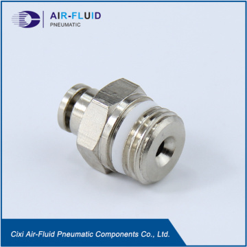 Adaptateur mâle droit à joint en téflon Air-Fluid.