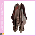 2016 Pashmina Splice Loose Cloak Diseño Invierno Mujer bufanda Mantón