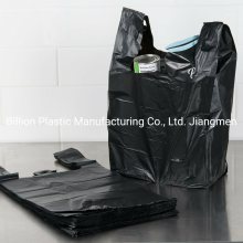 Commerce de gros clair poignée T-shirt ordures alimentaires emballage de légumes épicerie sac à provisions en plastique