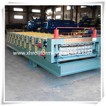 Color Steel Glalvanized Metal Aluminum Glazed Trapezoidal Tile Sheet Roof Wall Panel Double Layer Roll Forming Machine