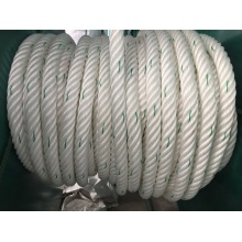 La fibra química 6-Strape rope el polietileno de la cuerda del amarre, poliéster mezclado, cuerda de nylon