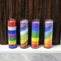 Rainbow Color Spiritual 7 Day Chakra Candles