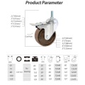 Gusseisenbremshafenfracht Caster Wheel Accessoires