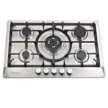 5 Burner Gas Cooker Hob, Built in Gas Hob