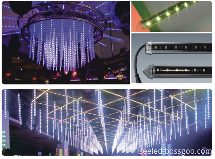 LED 3D Tube Club ceiling deco