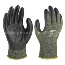 PU Dipping Anti-Cut Work Glove with Steel Fiber (NK3047)