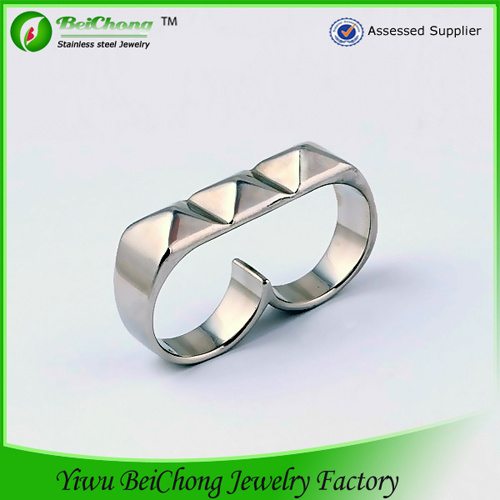 Double Finger Ring for Men Double Finger Ring for Men