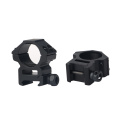 25.4mm See-Thru Medium Profile Dual Picatinny Scope Rings