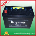 2015hot! Nx120-7 Bateria Automotriz 12V80ah Korea Car Battery