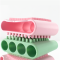 Brosse de nettoyage en silicone pour chien et chat