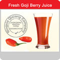 Health drink goji juice in aseptic bag