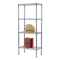 Metal cromo retângulo livro rack de arame (cj602090c3c)