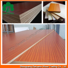15/18mm Competiitve Price Embossed/Glossy/Texture Melamine MDF for Furniture