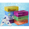 PP Plastic Folding Packs Crystal Handle Shoe Box (HH05)