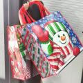 Imprimer des sacs-cadeaux de tissu de Noël de shopping non tissé