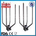 4-Sprong Stainless Steel BBQ Grill Fork with Ce/FDA Approved