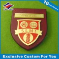 School Souvenir Wood Shield Plaque