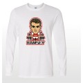 2014 nouveau équipe EPL du club football Arsenal fan ramsey cartoon t-shirts