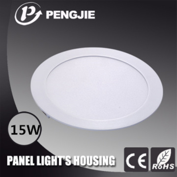 Hot Selling 15W LED panneau boîtier lumineux pour intérieur (rond)