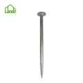 Solar galvanized steel ground screw  anchor