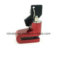 Small Alarm Bicycle Disc Key System Lock