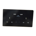 Dual UK USB Wall Socket With Surge Protection