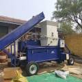 Wood Sawdust Compress Baler Machine