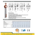 Taladradora de cadena manual de 0,5 Ton a 10 Ton