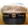 Velvet fashion custom sailor captain party cap hat