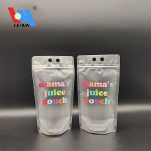 Laminated Material Frost Self Seal Milk Tea Pouch