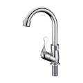 New Mechanical Long Necked Brass Black Kitchen cabinets Sink Faucet