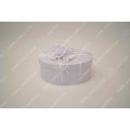 Custom White  wedding gift box With ribbon