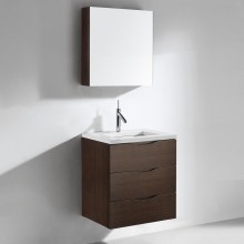 Moderno gabinete de baño de alta calidad MDF (US008)