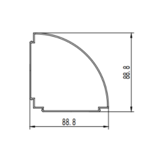 ISO Auto Corner Aluminium Perfil Extrusion Dies