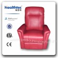 América Estilo Marrón Bonded cuero solo giratorio Glider Rocker Sofá reclinable