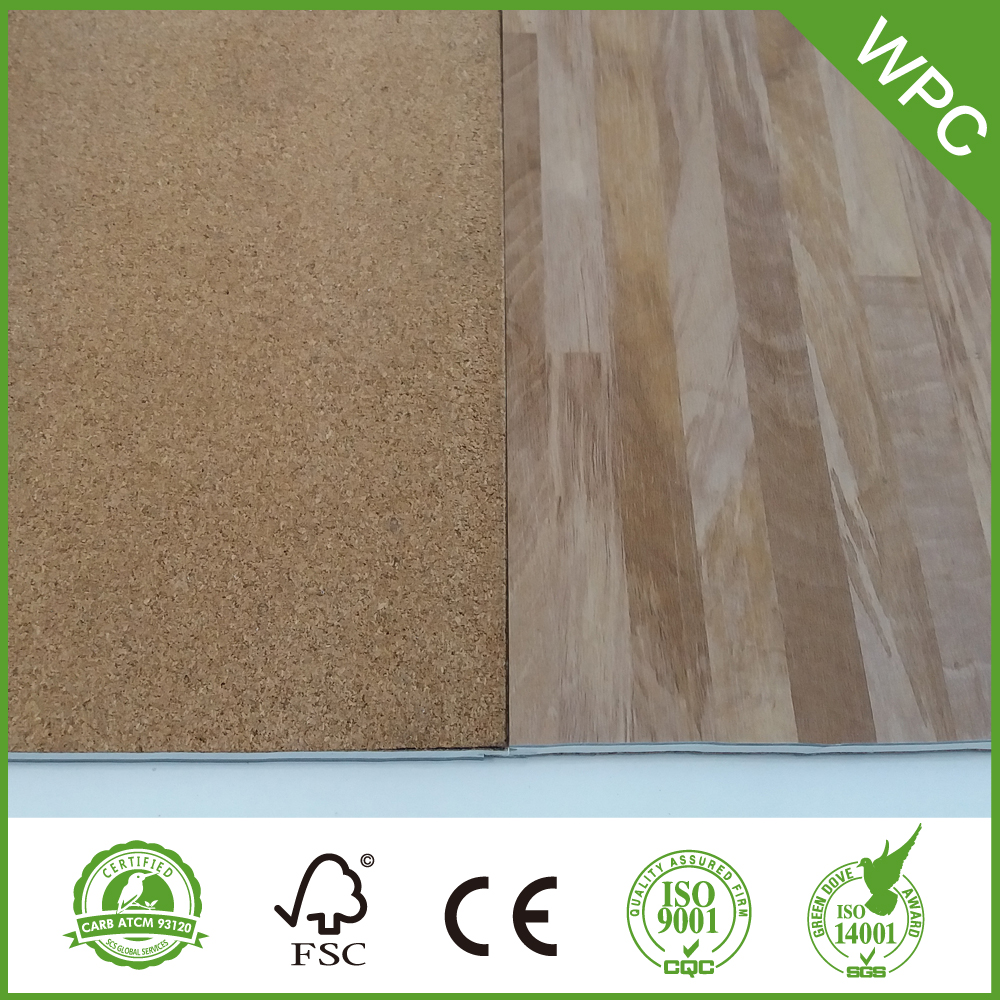 WPC flooring With Cork