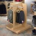 4 Way Slatwall Clothing Display Shelving Stand